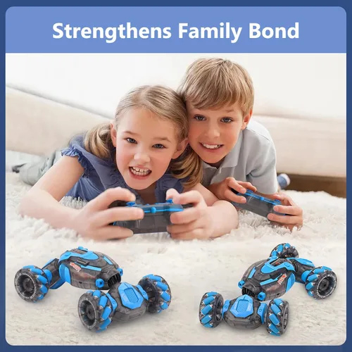 Miniatura 8 de Auto de acrobacias RC con detección de gestos para niños, juguetes de control remoto para niños de 5 a 7 años, 6 a 8, 9, 10, 11, 12 años, regalos