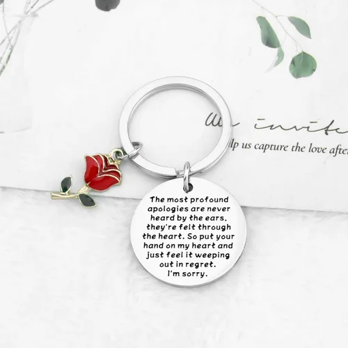 Miniatura 2 de MYOSPARK Regalo de disculpa, perdóname, joyas de perdón para él y ella (disculpas profundas KC), Disculpas profundas Kc