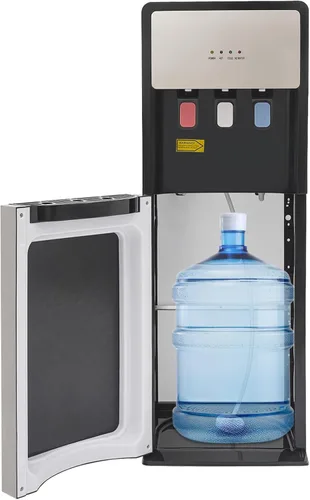 Dispensador de agua de carga inferior, 3 ajustes de temperatura, agua caliente, fría y ambiente, con protección contra sobretemperatura, protección