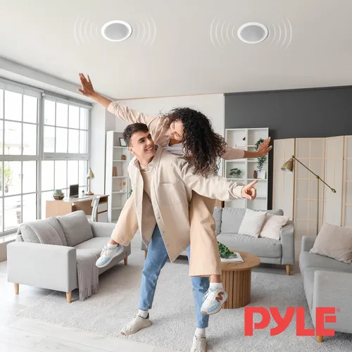 Miniatura 7 de Pyle Par de 5.25 pulgadas de montaje empotrado en pared en el techo de 2 vías Sistema de altavoces para el hogar con resorte Conexiones rápidas