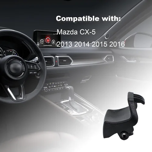 Miniatura 6 de CRAZYPARTS Pestillo de consola central compatible con Mazda CX-5 2013, 2014, 2015, 2016, número de repuesto OEM KA0G-64-45YA-02, negro