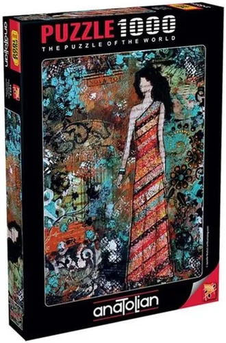 Miniatura 4 de Anatolian Puzzle - Mujer encantadora, rompecabezas de 1000 piezas, 1087, marrón/A (ANA1087)