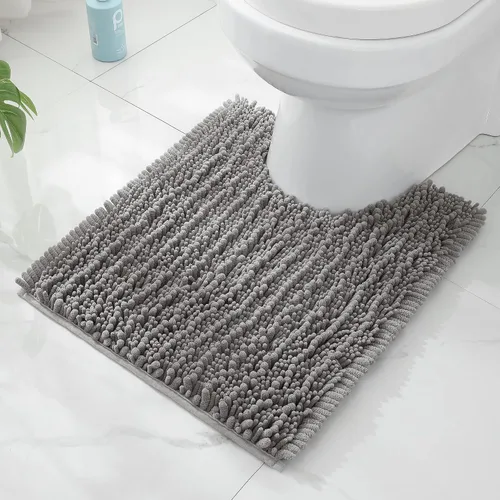 Miniatura 61 de FLOLEOPA Alfombras de Baño de Microfibra de Felpa Suave, Alfombras de Baño Absorbentes Antideslizantes Lavables a Máquina, Tapetes de Baño para Beige