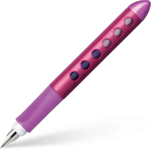 Faber-Castell Scribolino 149846 - Pluma estilográfica para diestros, tamaño A, color mora Blackberry