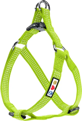 Miniatura 11 de Pawtitas Arnés Reflectante Step-in para Perro – Chaleco Ajustable Anti-Tirones para Cachorros a Perros Mayores, Seguro y Cómodo, L Negro