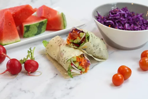 Miniatura 2 de Norigami Egg Wraps - Proteína de guisante, baja en carbohidratos, fina y saludable, certificado Kosher, sin OMG, sin gluten, 6 envolturas