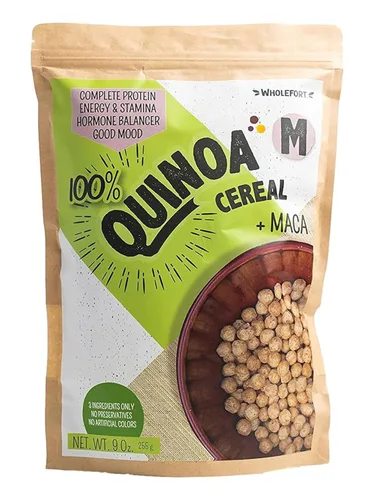 Miniatura 2 de Cereal de Quinua Inflada + Nada – Vegano – Sin Gluten – Sin OGM – [11 oz] Explota como Snacks – Cereal – Aderezo para Ensalada para Energía