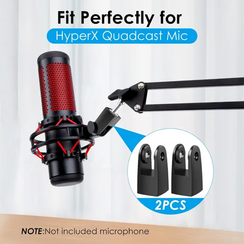 Miniatura 2 de 2 Pack HyperX Quadcast Stand Adapter for HyperX Microphone, Replacement Quadcast Adapter for HyperX Quadcast Boom Arm by YOUSHARES