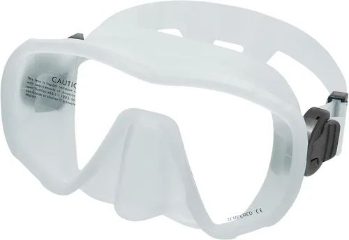 Miniatura 10 de Nami - Máscara de buceo individual sin marco, vista panorámica, UV disponible, buceo, pesca submarina, máscara de snorkel para adultos
