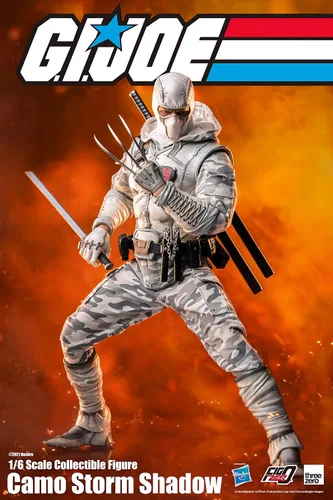 Miniatura 3 de ThreeZero G.I. Joe: Camo Storm Shadow Figura coleccionable a escala 1:6 FigZero, multicolor