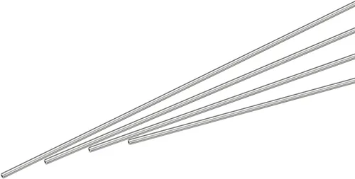 Miniatura 15 de uxcell Tubo capilar de acero inoxidable 304, OD 0.028 in x 0.004 in pared gruesa 11.811 in longitud tubo de metal para maquinaria industrial, 3 unids