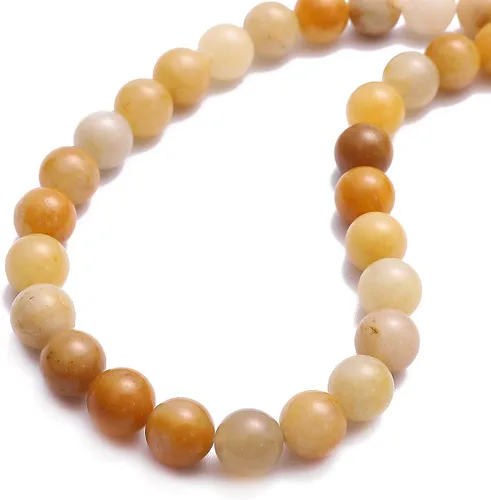 Miniatura 28 de BEADIA Cuentas redondas de piedra natural de jade de amazonita semipreciosas sueltas para hacer joyas 6MM 61PCS Amazonita Jade
