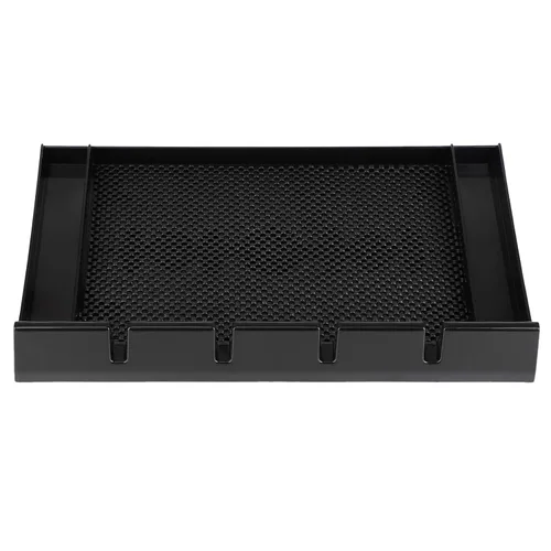 Miniatura 7 de Segbeauty Portaequipajes de peluquería antideslizante para peluquería, bandeja organizadora de plástico con 4 muescas, soporte profesional