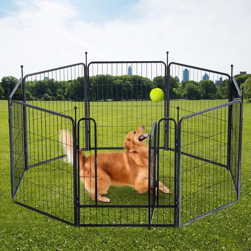 Miniatura 6 de Corralito para perros, valla portátil para perros al aire libre, corralito para perros grandes, medianos y pequeños, vallas para perros