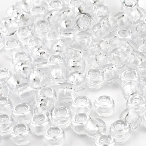 Miniatura 9 de QPIXVB 1100 PIEZAS Cuentas de Pony Blancas, Kit de Cuentas para Pulseras de Amistad, Cuentas para Hacer Joyas y Pulseras, Cuentas para Trenzar