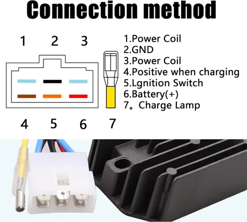 Miniatura 4 de Rectificadores de 12V Regulador de Voltaje de la Motocicleta Rectificador de Corriente Para Yanmar Compatible con 119653-7771011 119640-77711 RS5121