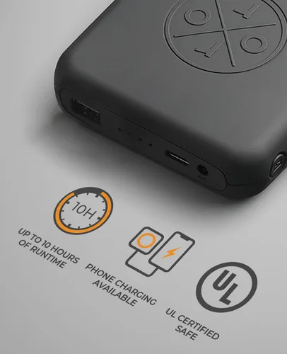 Miniatura 5 de ORORO - Chaleco térmico ligero con batería, para hombre