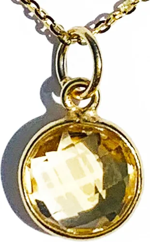 Miniatura 28 de Collar con colgante redondo, piedras preciosas naturales, labradorita, piedra lunar arcoíris, cristal, cuarzo rosa, amatista, citrino, plata de ley