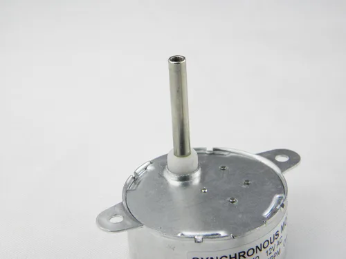 Miniatura 5 de CHANCS Motor Síncrono TYC-40 CA 12V 5RPM Longitud del Eje 33mm para Decoración de Navidad Micro Motor