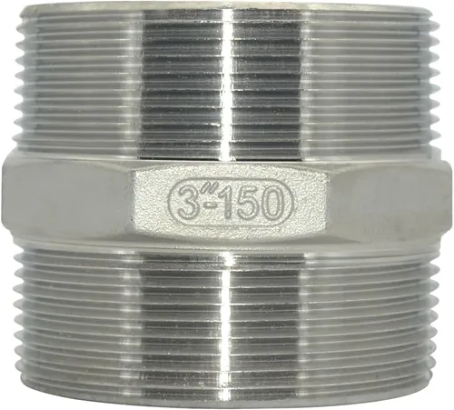 Miniatura 13 de Pezón hexagonal roscado macho NPT de 1/8 "x 1/8", acoplador rápido de acero inoxidable 304 (1/4")