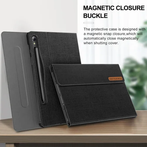 Miniatura 3 de INFILAND Funda para Samsung Galaxy Tab S10 Lite/10 FE/ S9 FE 5G de 10.9 pulgadas/Tab S9 de 11 pulgadas, Cubierta Ultra Delgada Multi-Ángulo