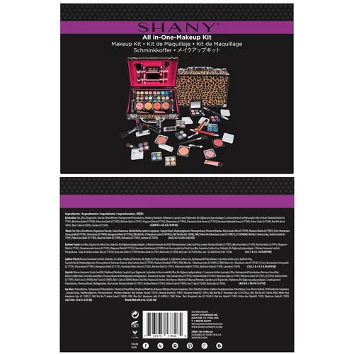 Miniatura 3 de SHANY Carry All - Estuche de maquillaje con juego de maquillaje profesional, pinceles de belleza, pintalabios, sombras de ojos, rubores, polvos