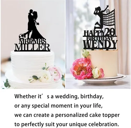 Miniatura 3 de Decoración personalizada para pastel de cumpleaños con diseño de patín sobre ruedas, decoración de fiesta de acrílico personalizada, adorno de tema