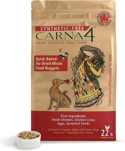 Miniatura 11 de CARNA4 All Life Stages - Alimento seco para perros con fórmula de pollo (3 libras, pollo)