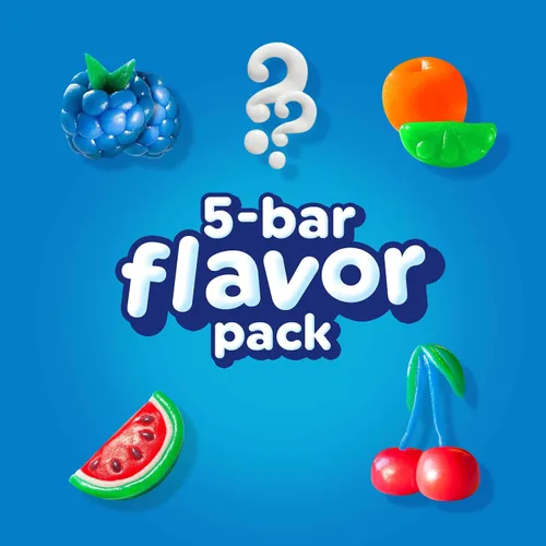 Miniatura 5 de Dulces Airheads, sabores surtidos, 5 barras de tamaño completo envueltas individualmente por paquete, caja de 18 paquetes.