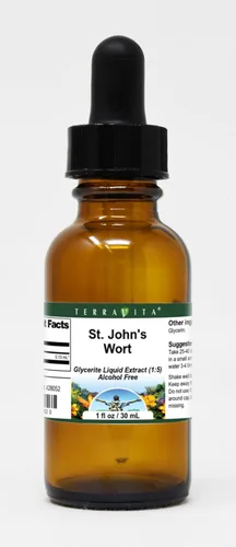 Hierba de San Juan - Extracto líquido de glicerita (1:5) - Sin sabor (1 fl oz, ZIN: 428052)