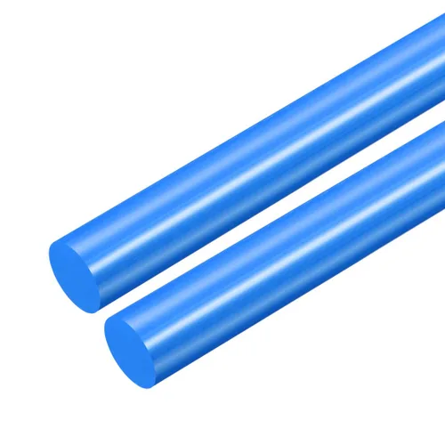 Miniatura 32 de uxcell Varilla redonda de plástico de 1/2 pulgada de diámetro y 20 pulgadas de longitud, varillas de polioximetileno, barras redondas de plástico