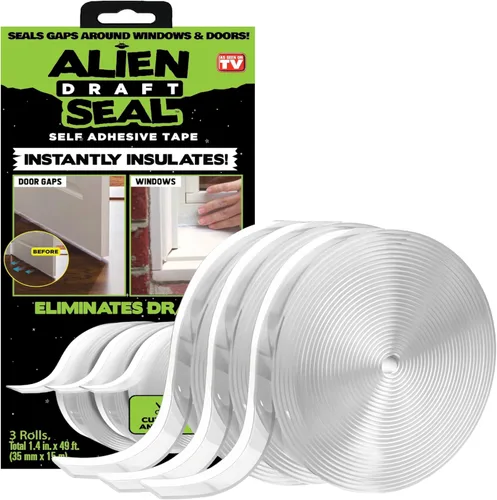 Miniatura 5 de Alien Draft Seal - Sello de silicona para puerta de 64 pies (3 rollos)