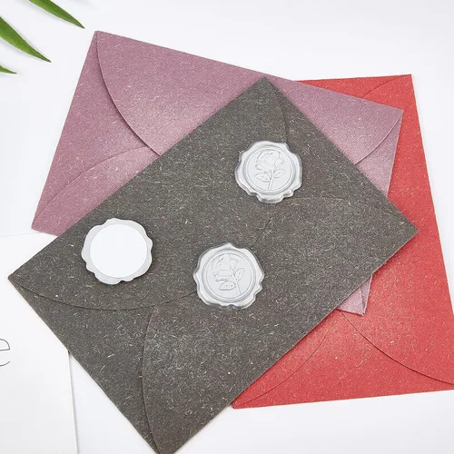 Miniatura 3 de CRASPIRE Calcomanías de sello de cera de rosa plateada, 25 unidades/caja, sellado de sobres, día de San Valentín, boda, flores, calcomanías