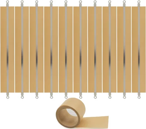10 piezas de repuesto para selladora de impulso para selladora de calor de carcasa de hierro de 12 pulgadas (5 mm de ancho), con tira de tela de