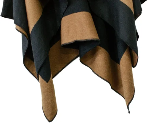 Miniatura 4 de Urban CoCo Poncho de chal para mujer, capa de ruana, cárdigan frontal abierto, abrigo para otoño e invierno