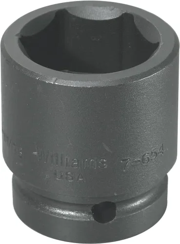 Williams 7-696 1 Drive Impact Socket, 6 puntos, 3 pulgadas