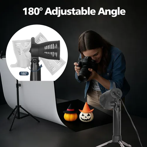Miniatura 3 de EMART Fotografía LED Lámpara de luz continua 5500K Cámara portátil Foto Iluminación para estudio de mesa - 2