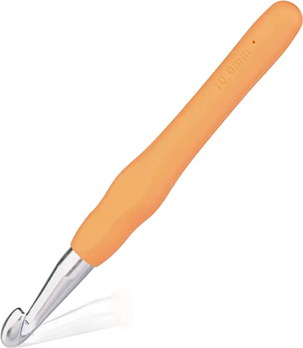 Miniatura 9 de Gancho de ganchillo de 0,5 mm, mango ergonómico para manos con artritis, agujas de tejer extra largas para principiantes y lana para ganchillo