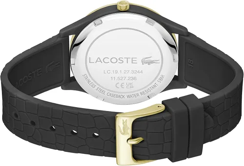 Miniatura 3 de Lacoste Reloj de cuarzo Crocodelle para mujer, Negro