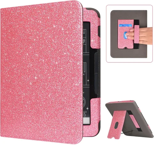 Caweet Funda para Nook GlowLight 4 Plus de 7.8 pulgadas versión 2023, funda protectora plegable de piel sintética de alta calidad con ranura para