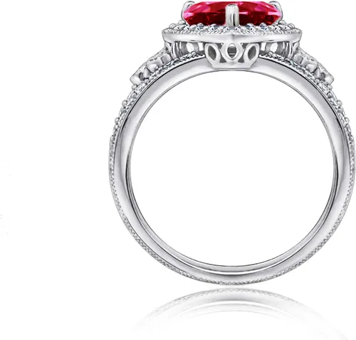 Miniatura 2 de Amazon Essentials Anillo antiguo de plata de ley chapada en platino con circonita cúbica Infinite Elements (anteriormente colección Amazon)