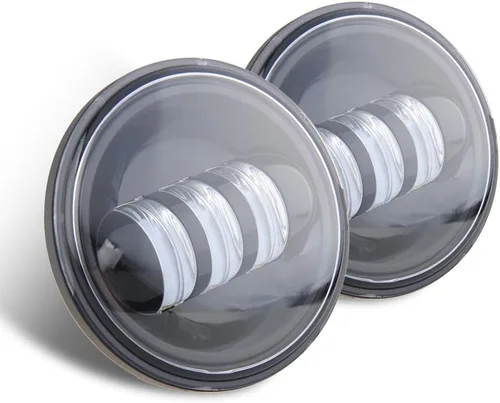 Miniatura 6 de SUNPIE Faro delantero para motocicleta de 7 pulgadas, color negro, compatible con H_arley Road King, compatible con Road/Electra/Street Glide