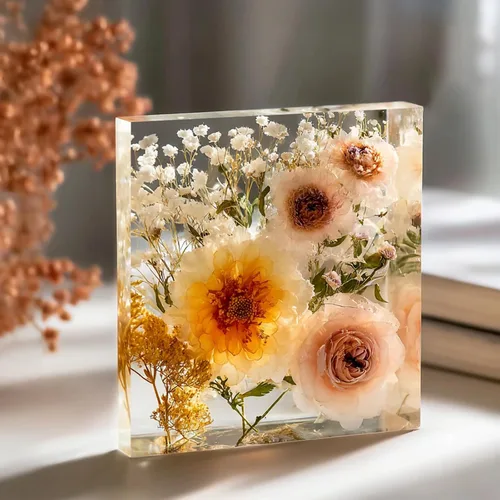 Miniatura 8 de Paquete de 7 moldes de resina de silicona grandes para álbum de teléfono, decoración de escritorio, posavasos, decoración del hogar, regalo, moldes