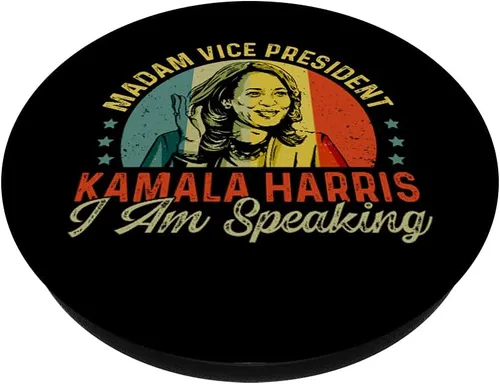 Miniatura 2 de Madam Vice President Kamala Harris I Am Speaking Political PopSockets Swappable PopGrip