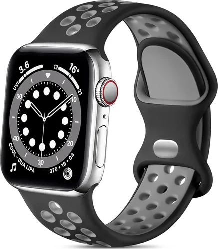 Miniatura 28 de Lerobo - Bandas deportivas compatibles con Apple Watch Band de 40 mm, 41 mm, 38 mm y 42 mm para Series 11, 10 para mujeres y hombres, suaves bandas