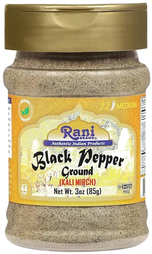 Miniatura 10 de Rani - Polvo fino de pimienta negra de 80 malla, 400 onzas, caja a granel de 25.0 lbs ~ Todo natural Vegano Apto para gluten Sin OMG Kosher