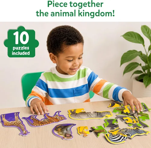 Miniatura 2 de Skillmatics Rompecabezas Paso a Paso - Rompecabezas de 40 piezas y rompecabezas para niños pequeños, juguete educativo Montessori para niños