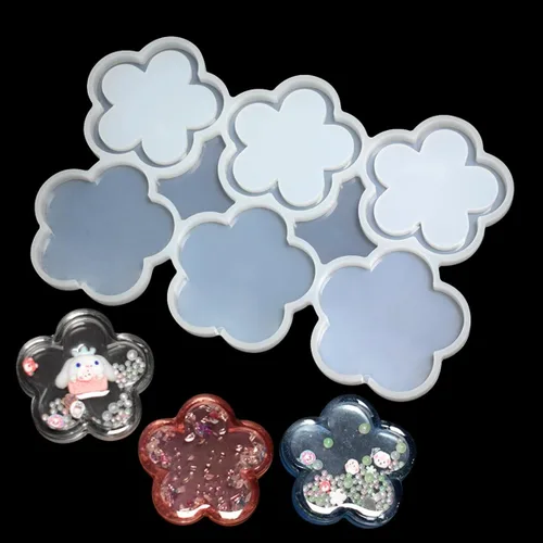 Miniatura 6 de mostsom Moldes de silicona para piruletas, moldes de silicona para piruletas de chocolate, con diseño de hojas, flores, dulces, sin palillos, 2