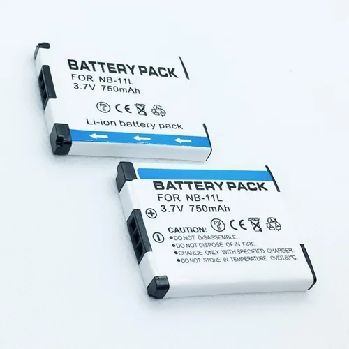 Miniatura 4 de Paquete de 2 baterías recargables de iones de litio Canon NB-11L, NB-11LH