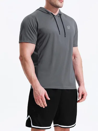 Miniatura 5 de NELEUS Dry Fit - Camiseta deportiva sin mangas para correr con capucha